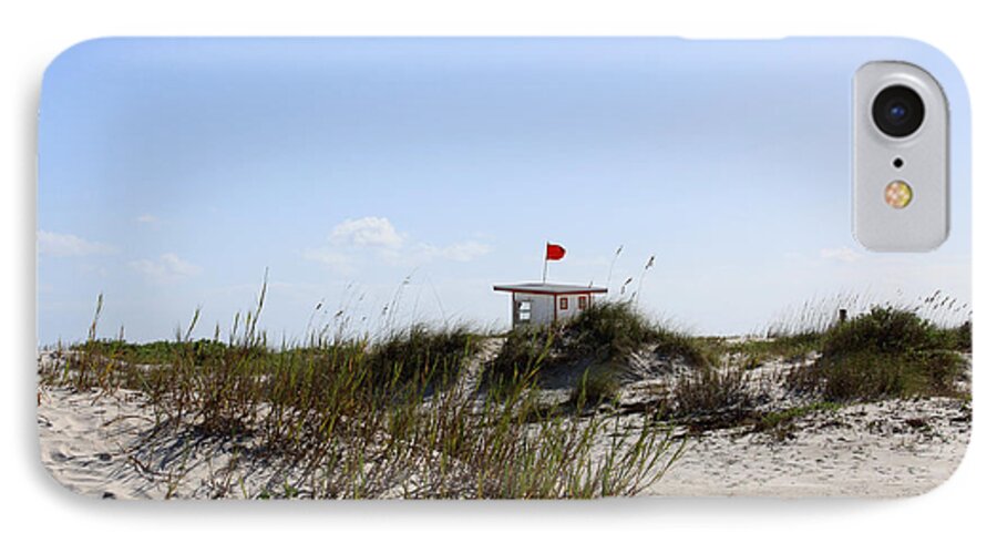 Beach iPhone 8 Case featuring the photograph Lifeguard Station by Chris Thomas