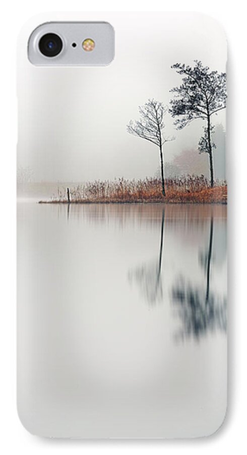 Loch Ard Canvas iPhone 8 Case featuring the photograph Loch Ard Reflections by Grant Glendinning