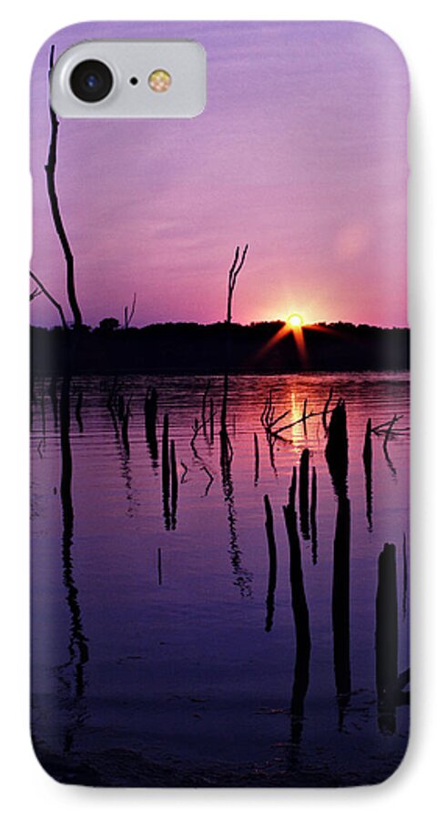 Waterscape iPhone 8 Case featuring the photograph Longview Shore by Stephanie Hollingsworth