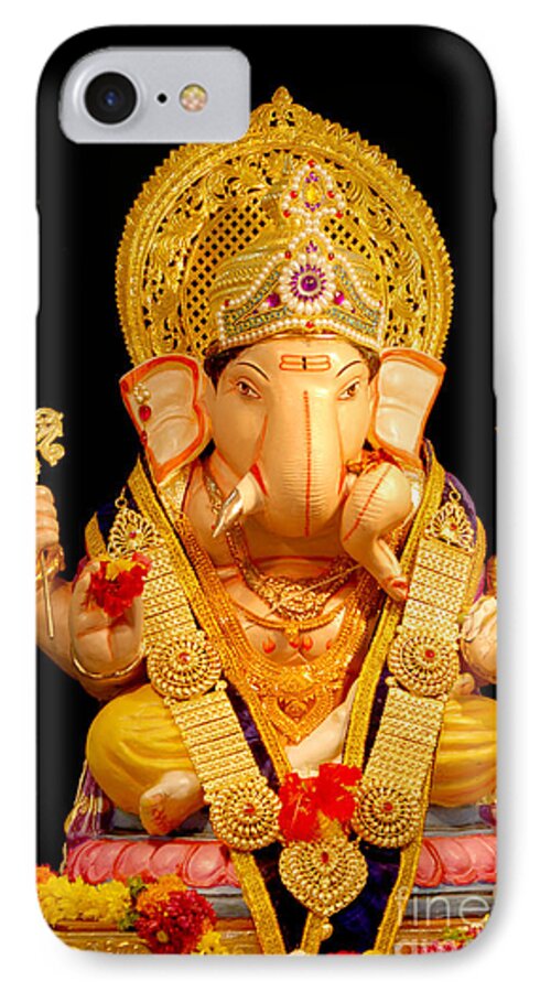  iPhone 8 Case featuring the photograph Lord Ganesha by Kiran Joshi