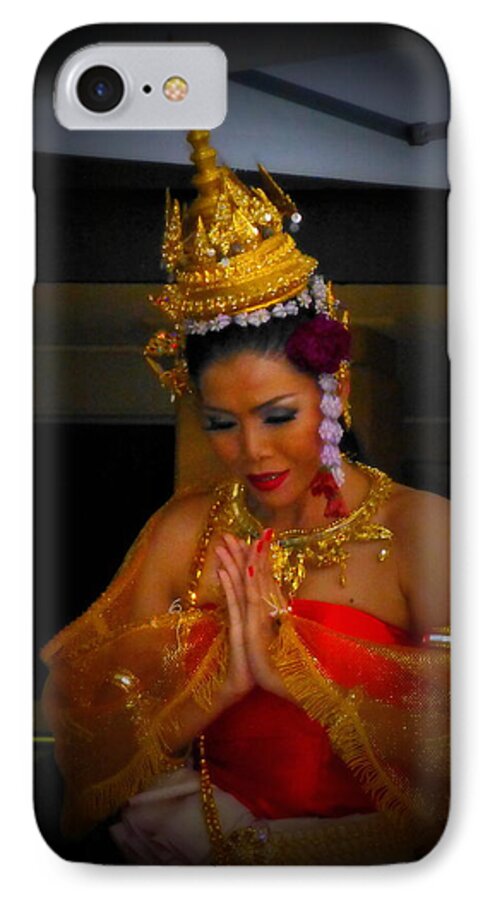 Balinese iPhone 8 Case featuring the photograph Lovely Balinese Dancer by Lori Seaman