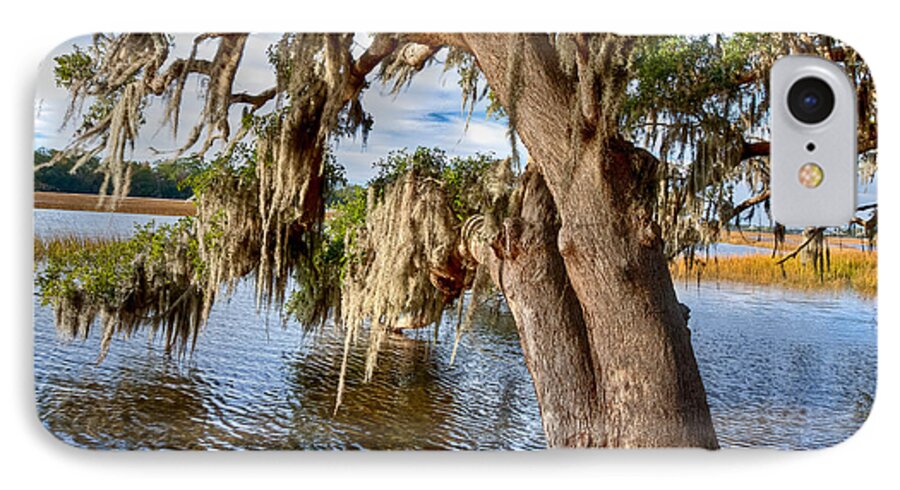 Mount Pleasant iPhone 8 Case featuring the photograph Low Country Creek by Walt Baker