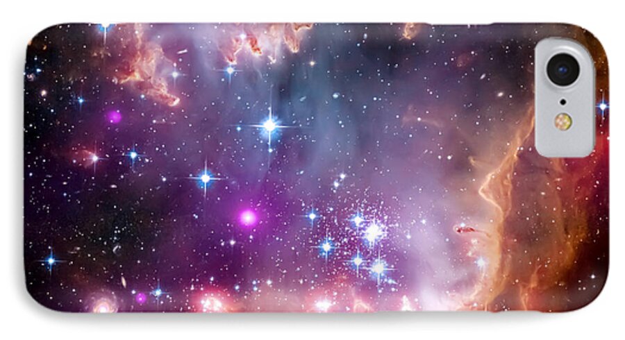 #faatoppicks iPhone 8 Case featuring the photograph Magellanic Cloud 3 by Jennifer Rondinelli Reilly - Fine Art Photography