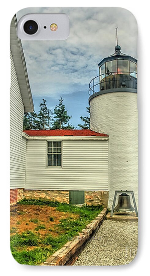 Bass Lighthouse iPhone 8 Case featuring the photograph Maine Lighthouse by Raymond Earley