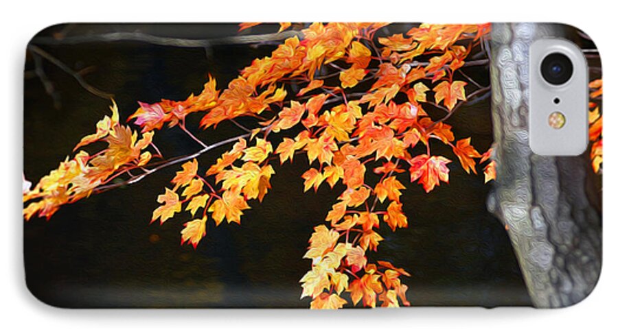Manhattan iPhone 8 Case featuring the photograph Maple Leaves by Yue Wang