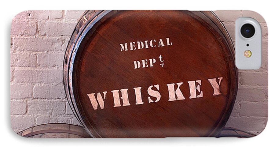 Barrel iPhone 8 Case featuring the photograph Medical Wiskey Barrel by Phil Cardamone