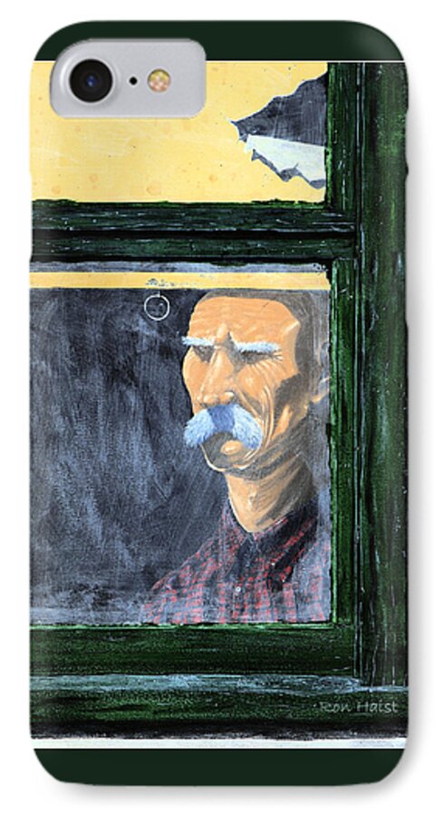 Old iPhone 8 Case featuring the painting Memories of Grandfather by Ron Haist