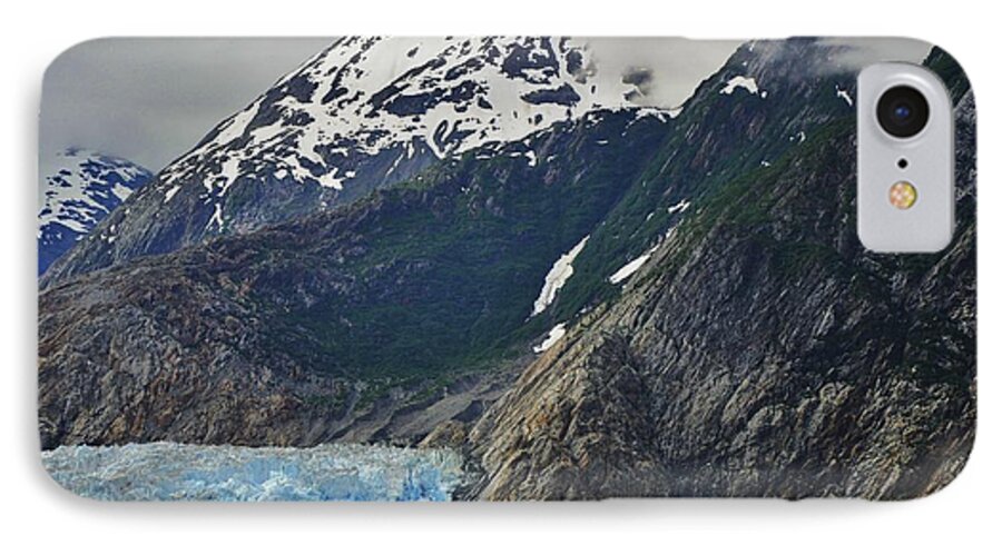 Glacier iPhone 8 Case featuring the photograph Mendenhall 2 by Vijay Sharon Govender