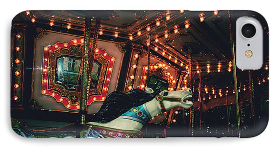 Carousel iPhone 8 Case featuring the photograph Midnight Dream by Yuka Kato