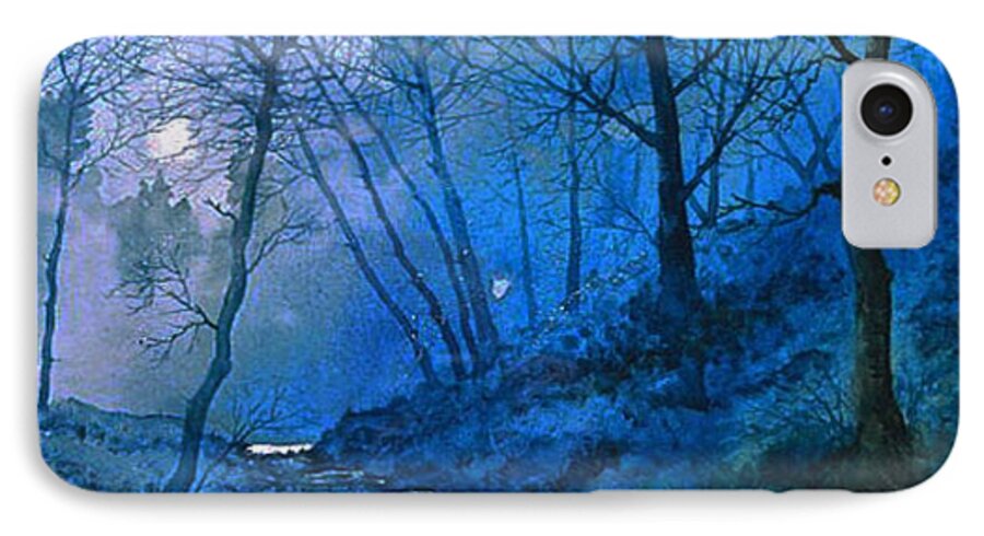 Nocturne iPhone 8 Case featuring the painting Midsummer Night's Dream by Glenn Marshall