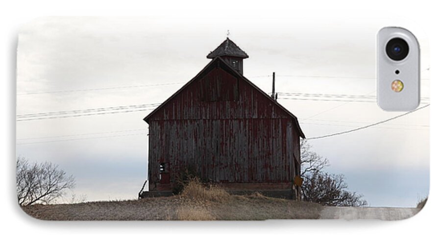 Photograph iPhone 8 Case featuring the photograph Miller Barn by Kathryn Cornett