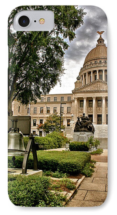 Mississippi iPhone 8 Case featuring the photograph Mississippi State Capitol by Jim Albritton