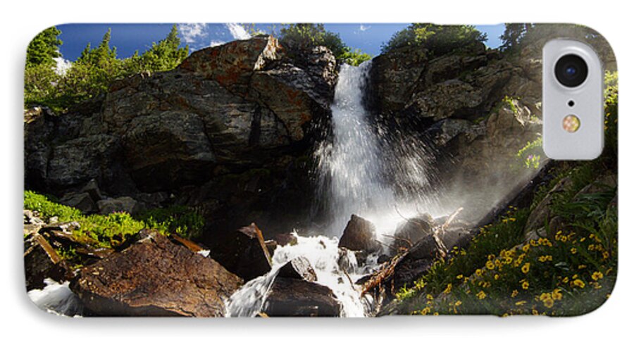 Rocky Mountains iPhone 8 Case featuring the photograph Mountain Tears by Jeremy Rhoades
