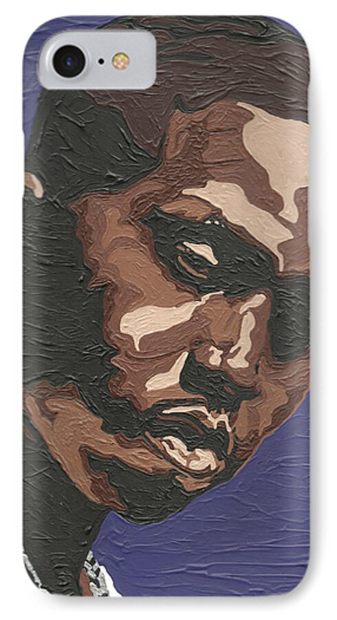 Nas iPhone 8 Case featuring the painting Nas by Rachel Natalie Rawlins