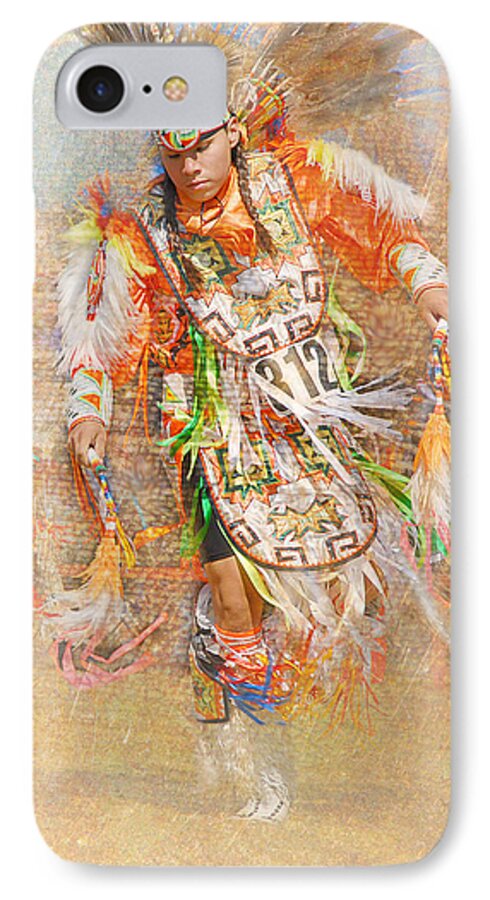 Native American iPhone 8 Case featuring the photograph Native American Dancer by Dyle  Warren