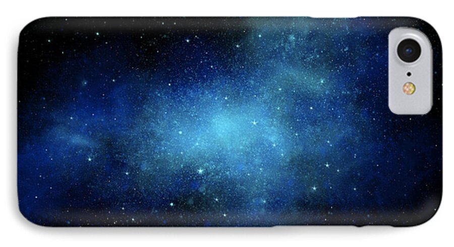 Nebula Mural iPhone 8 Case featuring the painting Nebula Mural by Frank Wilson
