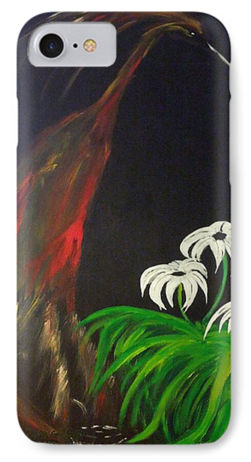 Night iPhone 8 Case featuring the painting Night Watch by Randolph Gatling