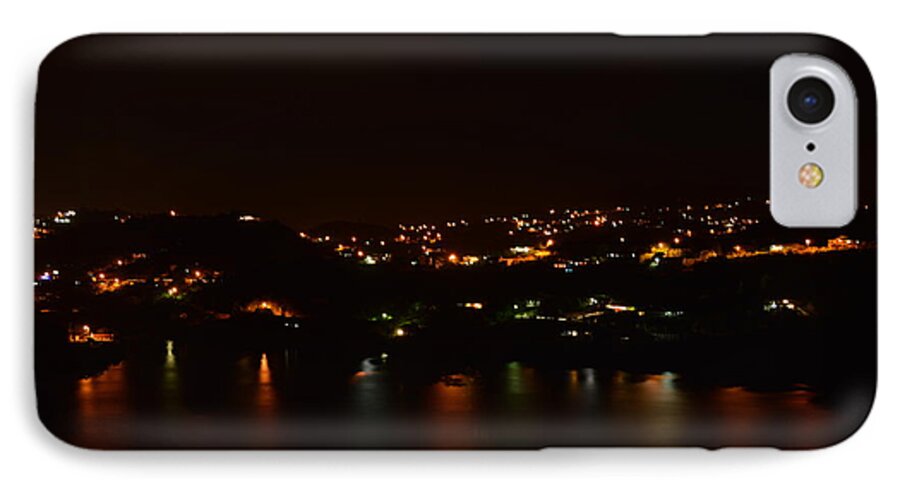 Grenada iPhone 8 Case featuring the painting Nightscape by Laura Forde