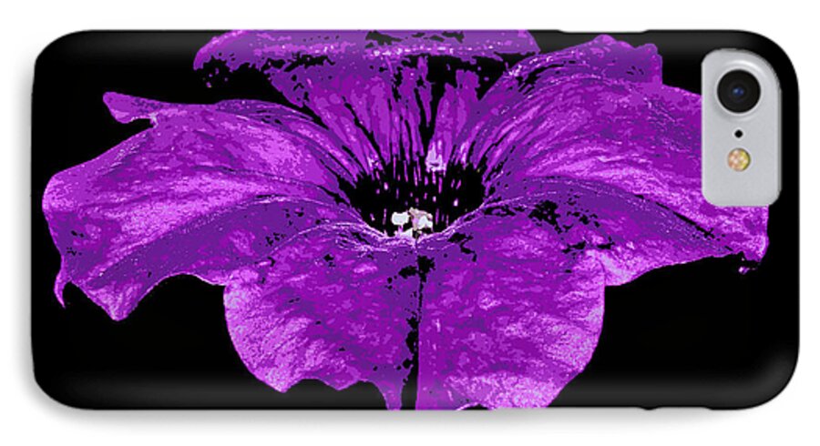 Petunia Flower iPhone 8 Case featuring the photograph Oh Petunia.... by Tammy Schneider