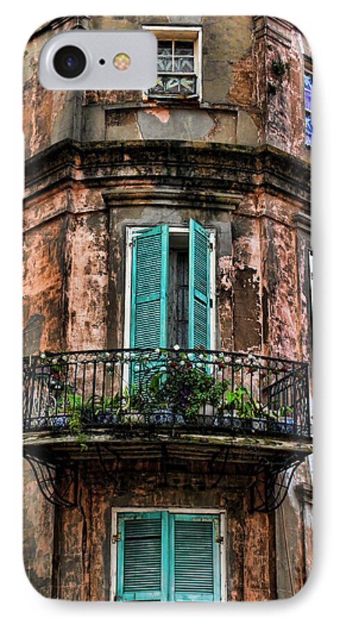New Orleans iPhone 8 Case featuring the photograph Old and Weathered by Judy Vincent