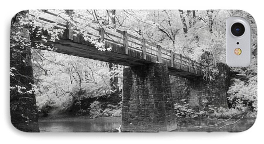 Brige iPhone 8 Case featuring the photograph Old Brige by Gerald Kloss