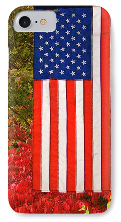 Ron Roberts iPhone 8 Case featuring the photograph Old Glory by Ron Roberts