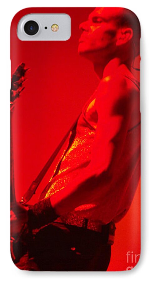 Artist iPhone 8 Case featuring the photograph On Stage Lowlands 2010 by Tiziana Maniezzo