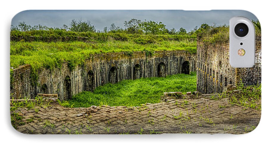 Fort Macomb iPhone 8 Case featuring the photograph On Top of Fort Macomb by David Morefield