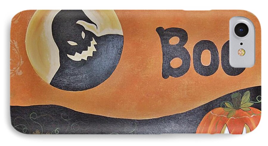Oogie Boogie iPhone 8 Case featuring the painting Oogie Boogie Boo by Cindy Micklos