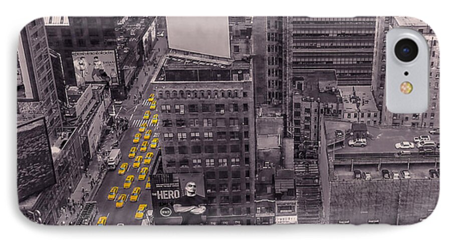 New York City iPhone 8 Case featuring the photograph Overwhelm Me New York by Charlie Cliques