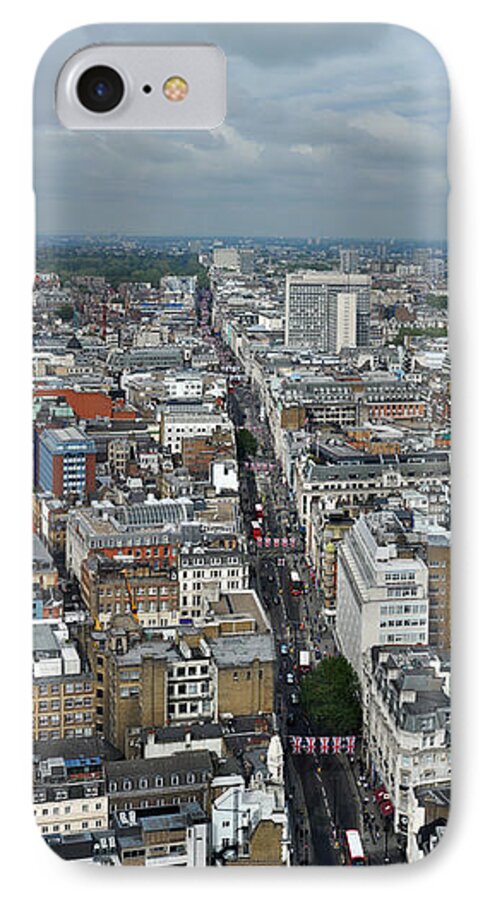 Vertical iPhone 8 Case featuring the photograph Oxford Street Vertical by Matt Malloy