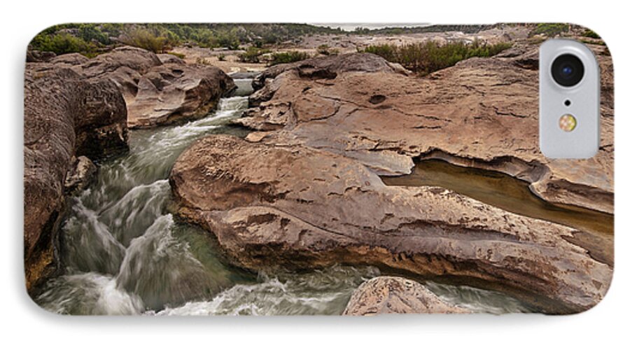 Pedernales Falls iPhone 8 Case featuring the photograph Pedernales Falls by Todd Aaron