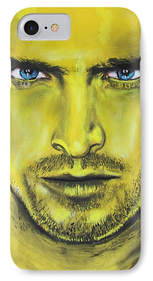 Jesse Pinkman iPhone 8 Case featuring the drawing Pinkman - Breaking Bad by Eric Dee