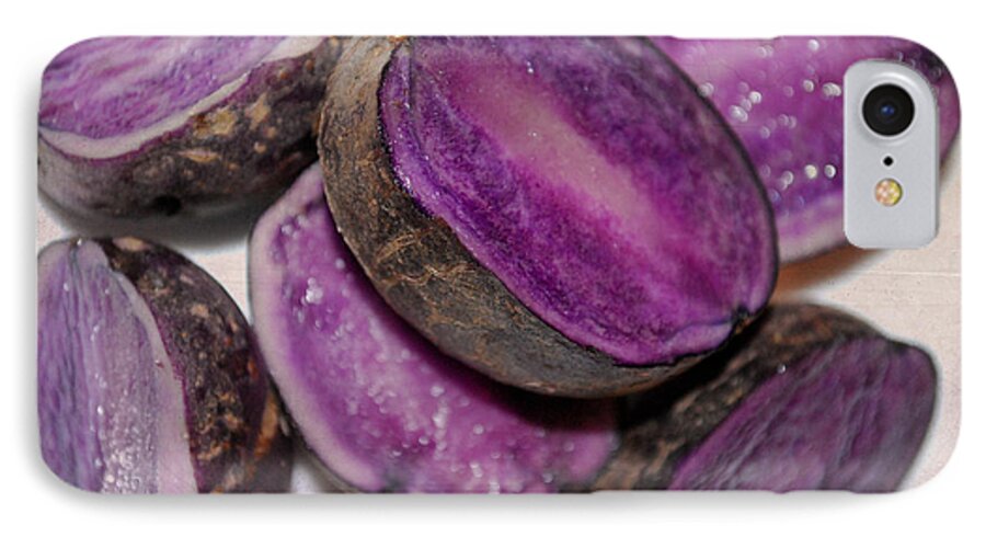 Purple iPhone 8 Case featuring the photograph Purple Passion by Linda Segerson