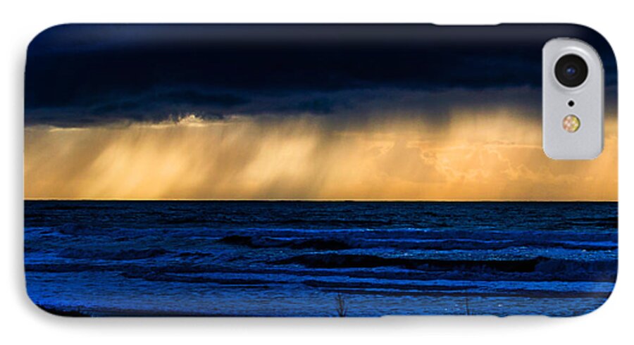 Rain iPhone 8 Case featuring the photograph Ray of hope by Jb Atelier