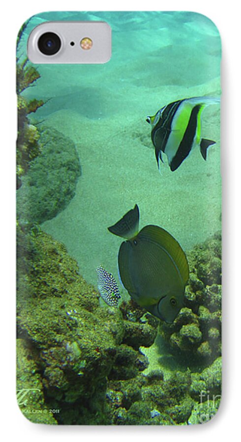 Moorish Idol iPhone 8 Case featuring the photograph Reef Life by Suzette Kallen