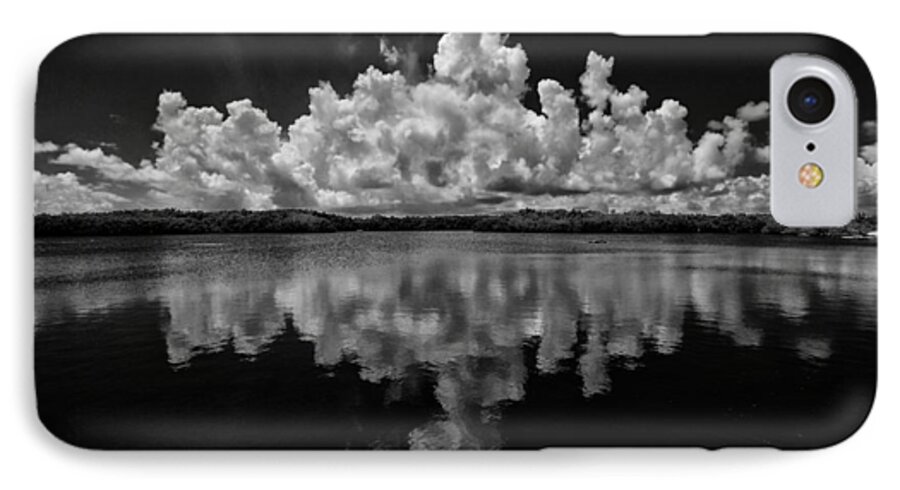 Clouds iPhone 8 Case featuring the photograph Reflection Of Clouds by Kevin Cable