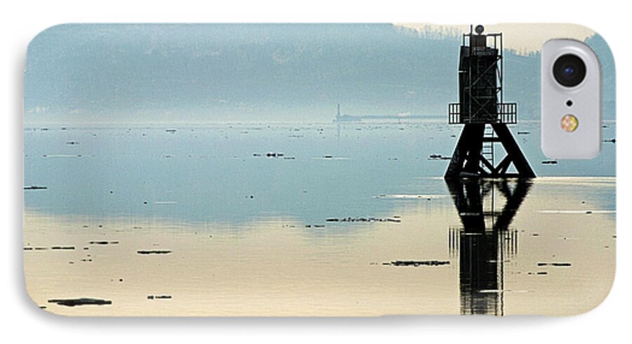 Hudson iPhone 8 Case featuring the photograph Reflections on the Hudson River by Judy Salcedo