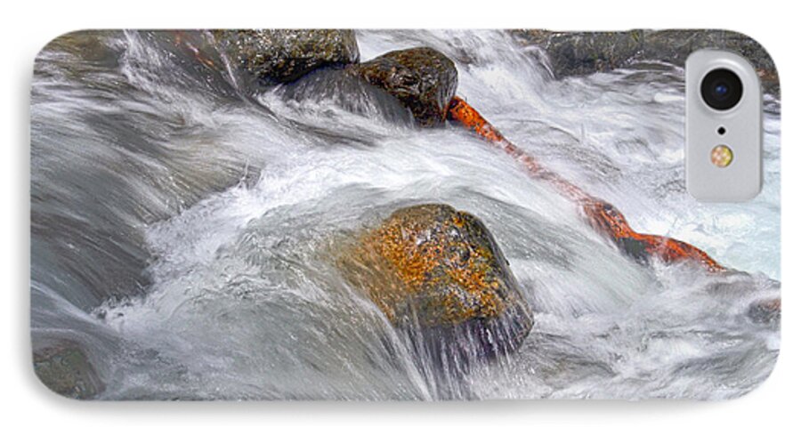 Ribbon Fall Creek iPhone 8 Case featuring the photograph Ribbon Fall Creek by Steven Barrows