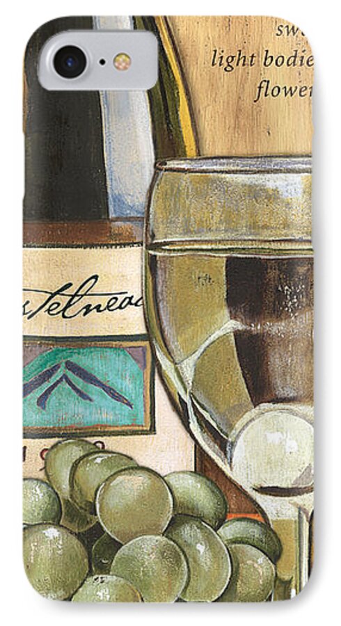 Riesling iPhone 8 Case featuring the painting Riesling by Debbie DeWitt