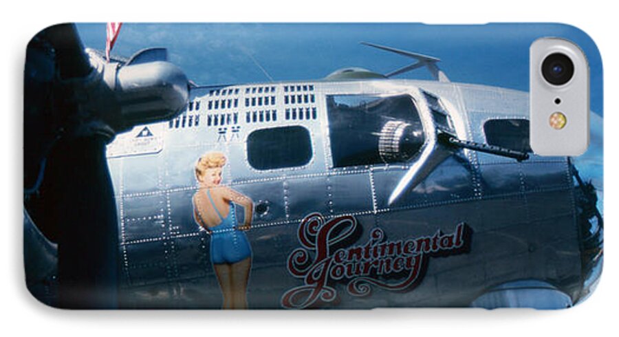 Airplanes iPhone 8 Case featuring the photograph Rita B17 by Gary Brandes