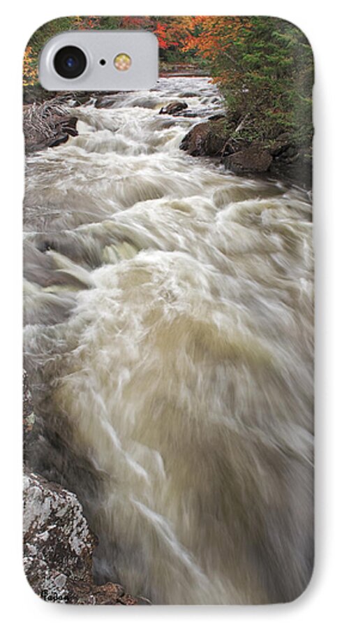 Waterfall iPhone 8 Case featuring the photograph Riviere Du Diable by Hany J