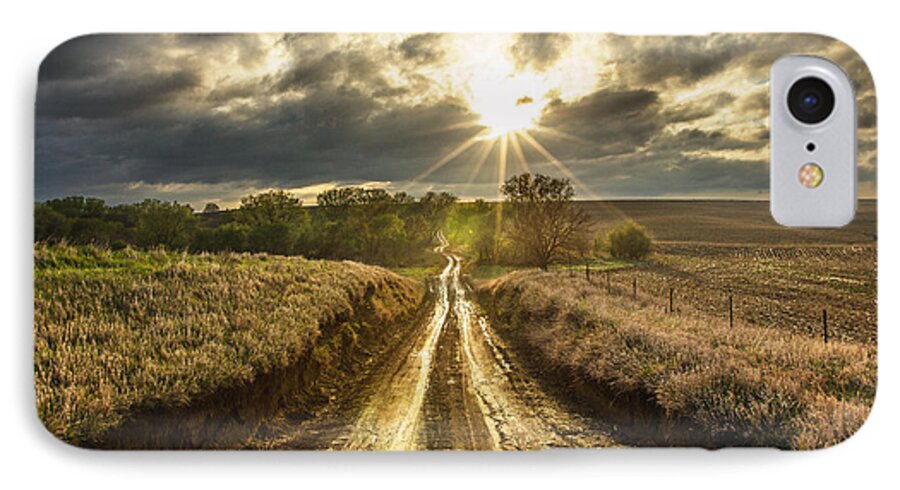 Road To Nowhere iPhone 8 Case featuring the photograph Road to Nowhere by Aaron J Groen