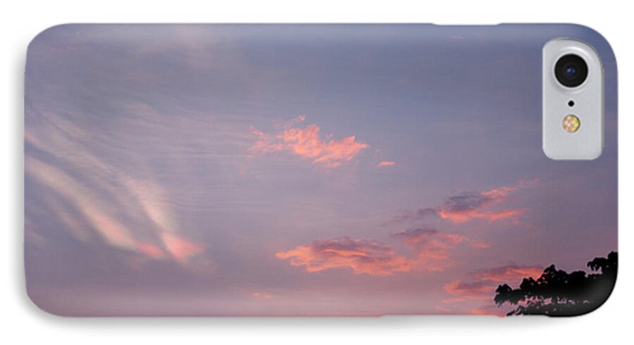 Sky iPhone 8 Case featuring the photograph Romantic sky by Kiran Joshi