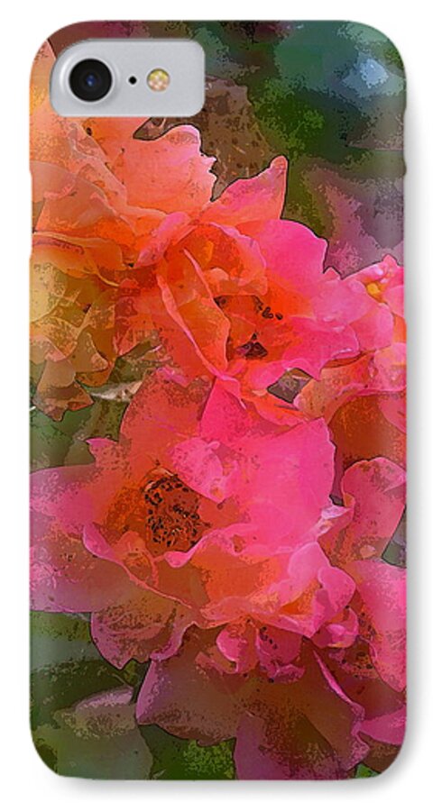 Floral iPhone 8 Case featuring the photograph Rose 219 by Pamela Cooper