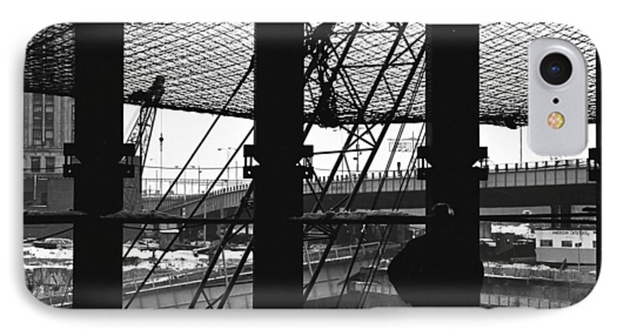 Wtc iPhone 8 Case featuring the photograph Safety Net Wtc  by William Haggart