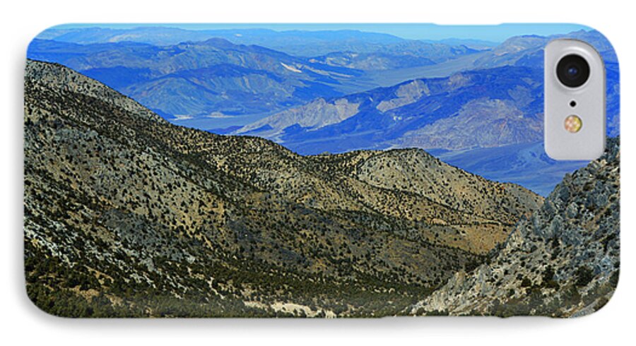 Desert iPhone 8 Case featuring the photograph SAline Valley from Cerro Gordo Pass November 16 2014 by Brian Lockett