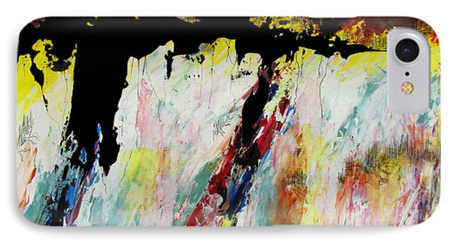 Acrylic iPhone 8 Case featuring the painting Seclusion by Lew Hagood