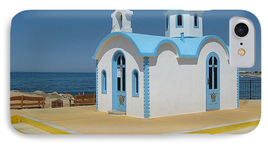 Church iPhone 8 Case featuring the photograph Small Crete Church by David Grant