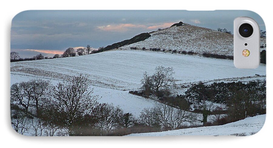 Snow iPhone 8 Case featuring the photograph Snow on the Hill by John Topman